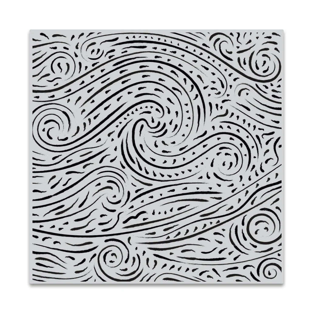 Bild von Starry Night Brushstroke - Bold Prints Cling Stamp by Hero Arts