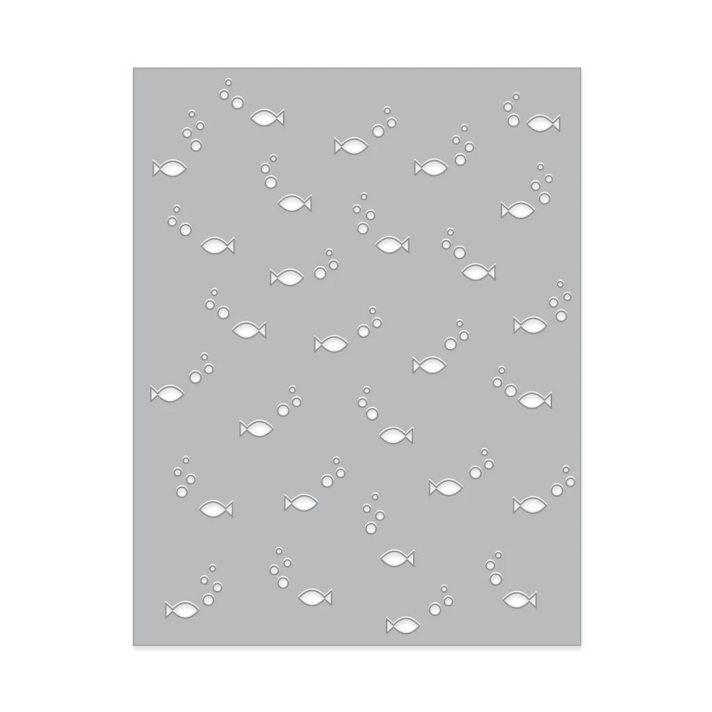 Bild von Fish and Bubbles Confetti Stanze - Fancy Dies by Hero Arts