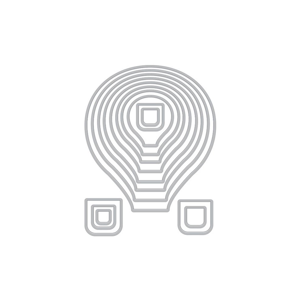 Bild von Hot Air Balloons Stanze by Hero Arts Infinity Dies