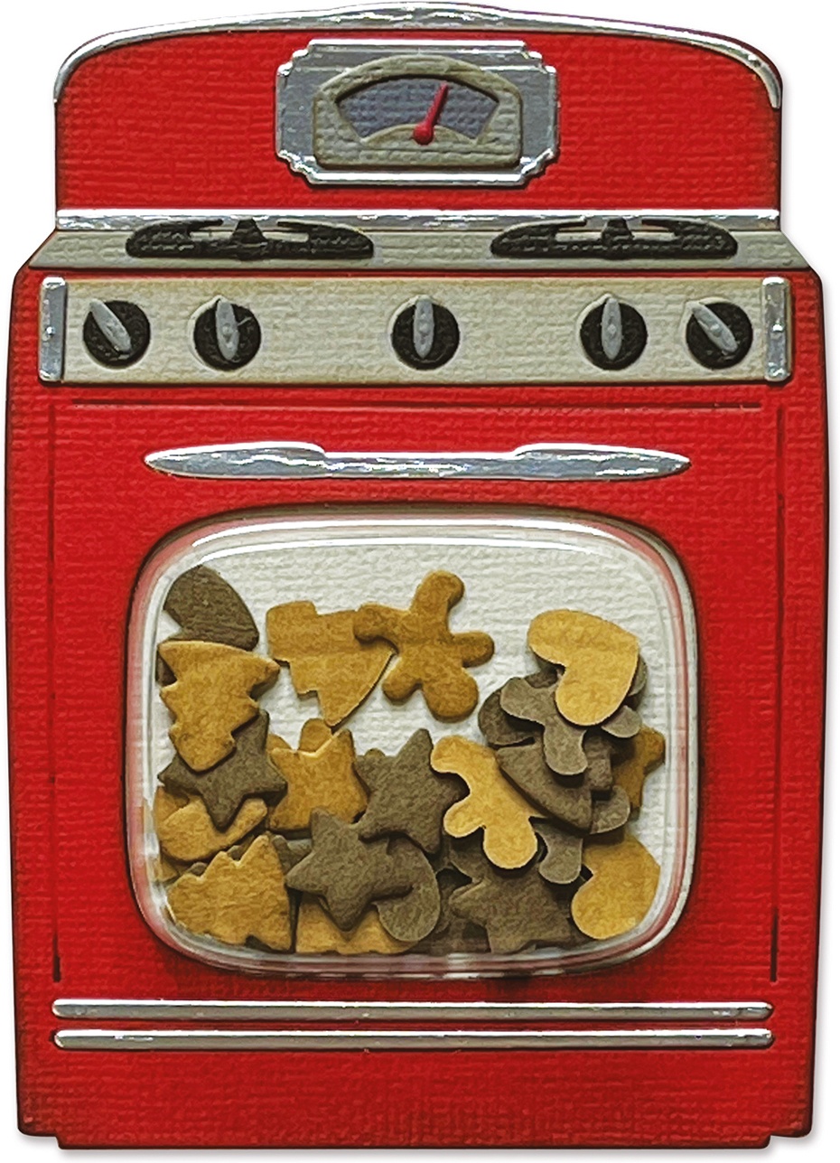 Bild von Sizzix Thinlits Dies By Tim Holtz 12/Pkg-Retro Oven