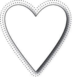 Bild von Pinpoint Heart - Stanze by memorybox