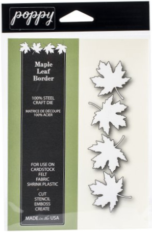 Bild von Maple Leaf Border by Poppystamps
