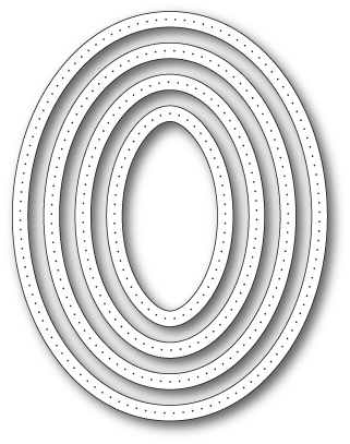 Bild von Pointed Oval Frames by Poppystamps