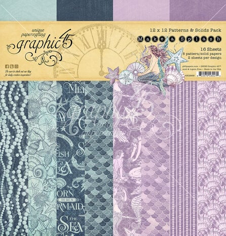 Bild von Make A Splash Patterns & Solid Pack12x12 by Graphic 45