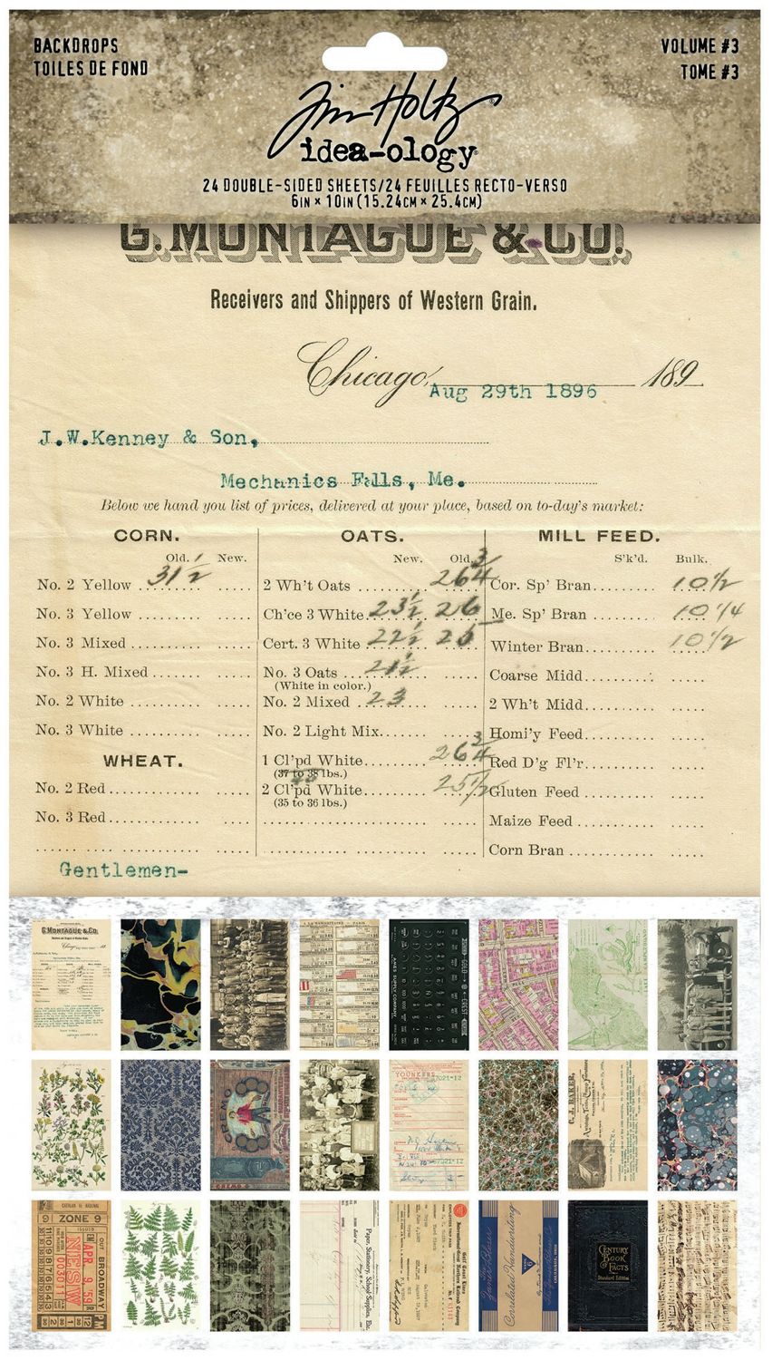 Bild von Idea-ology Backdrops Volume #3 by Tim Holtz