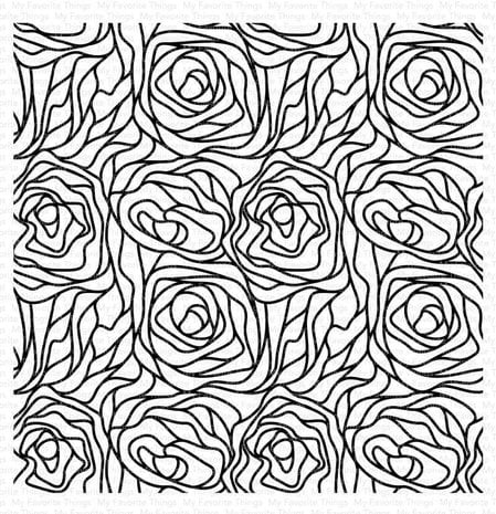 Bild von Abstract Roses Hintergrundstempel