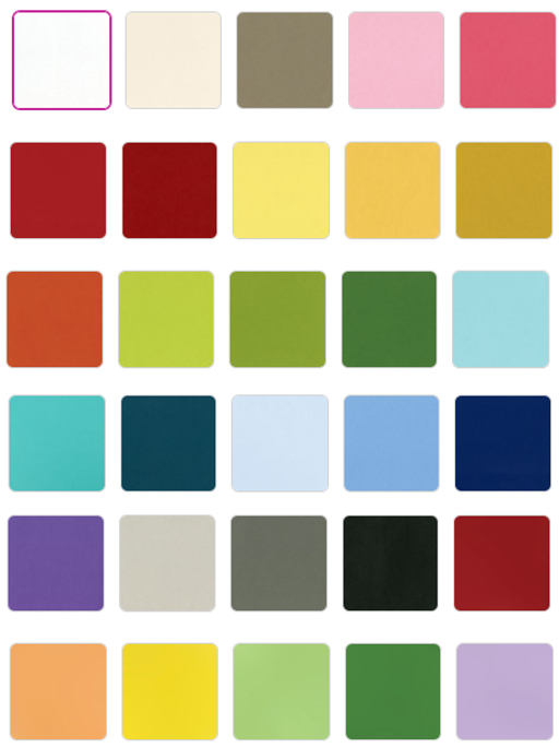 Bild von Bazzill Shoppe Cardstock 12"x 12" in verschiedenen Farben