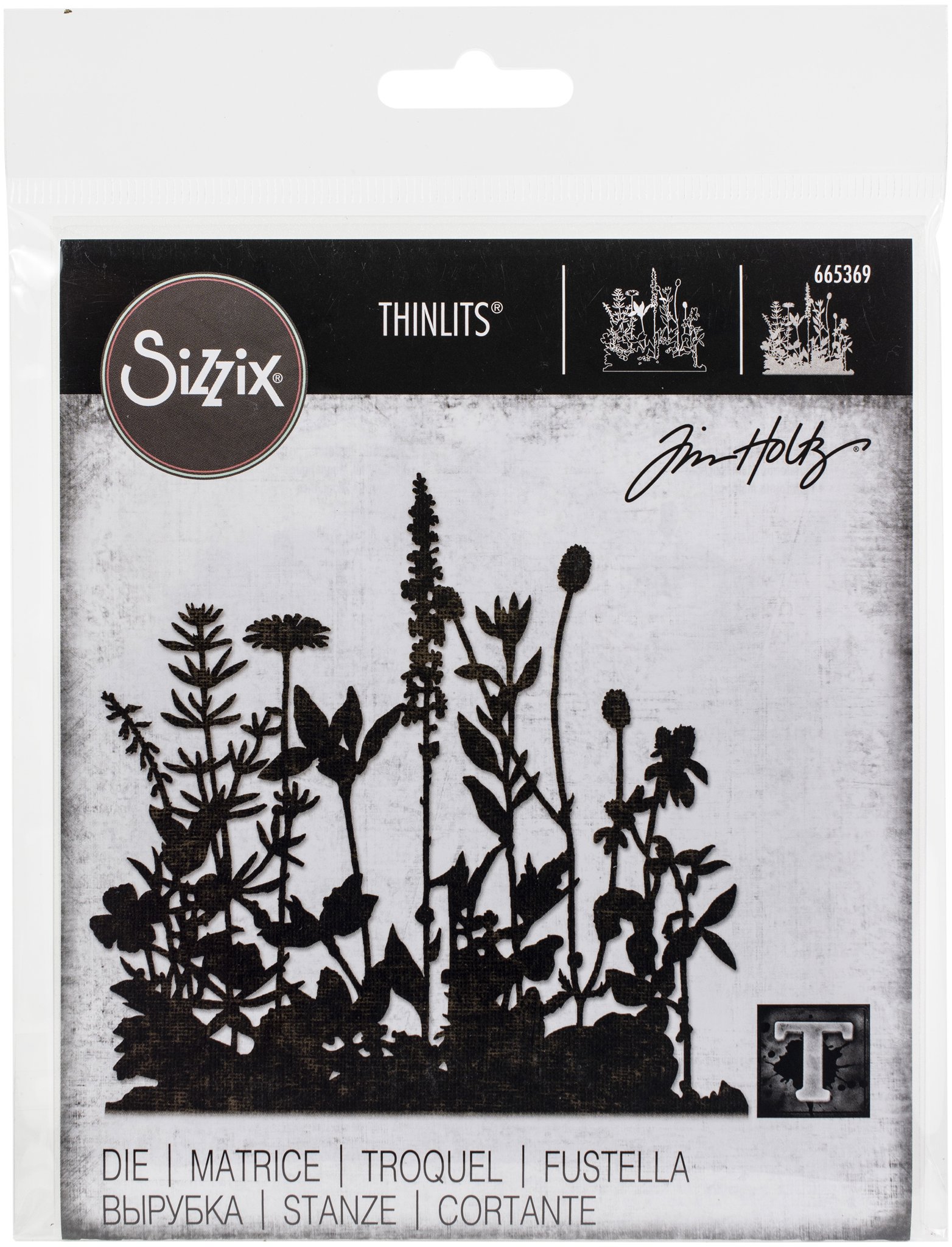 Bild von Sizzix Thinlits Die By Tim Holtz-Flower Field