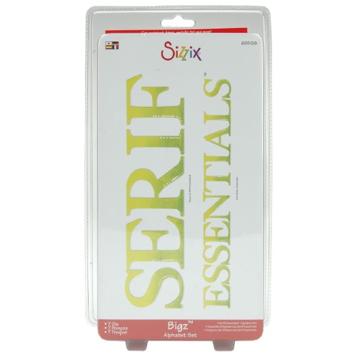 Serif Essentials Alphabet - Sizzix Bigz Die