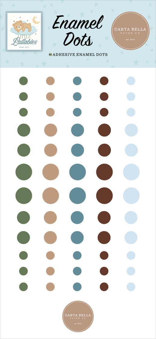Little Lullabies - Baby Boy - Carta Bella Enamel Dots