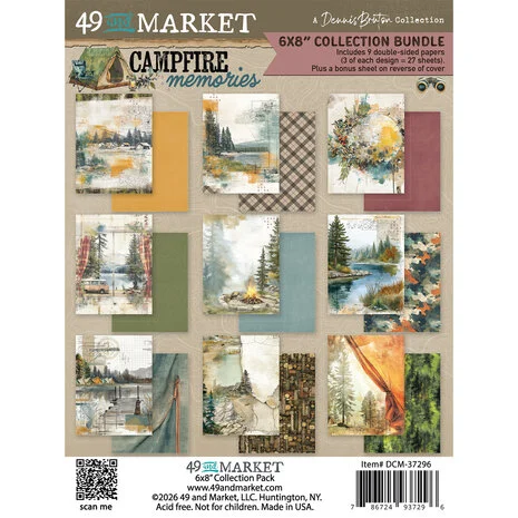 Campfire Memories - 49 And Market Collection Pack 6"x8"