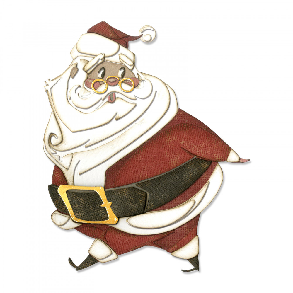 Jolly St. Nick - Sizzix Thinlits Dies by Tim Holtz