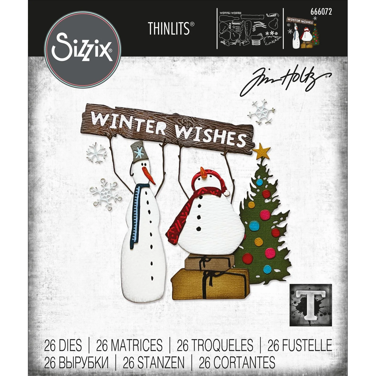 Twig & Stump - Sizzix Thinlits Dies by Tim Holtz