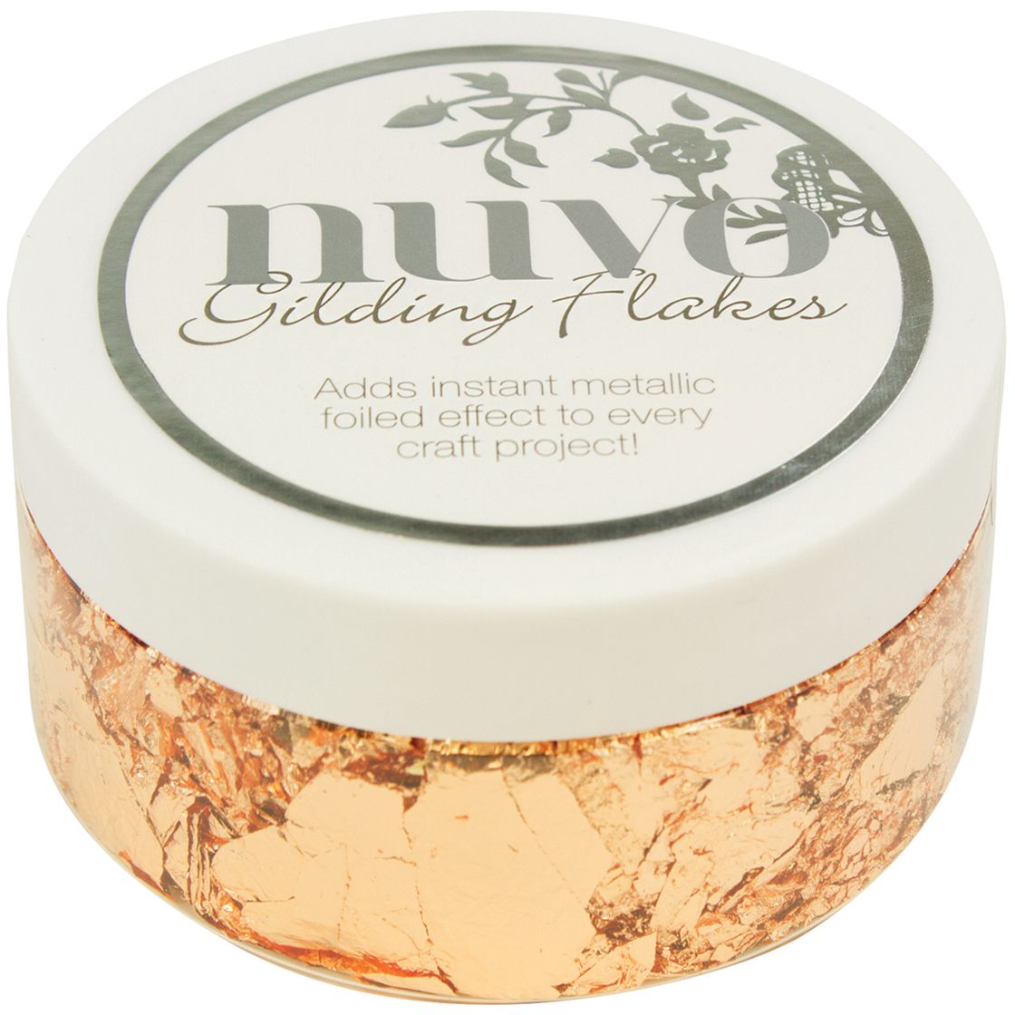 Nuvo Gilding Flakes 6.8oz-Sunkissed Copper