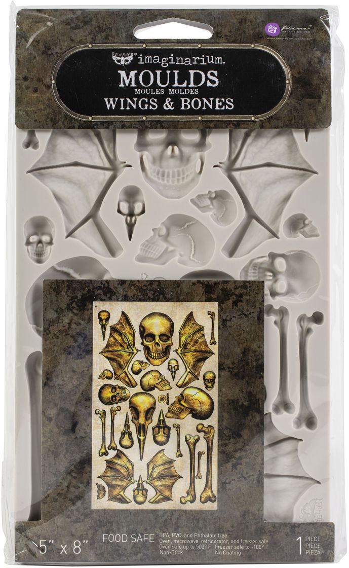 Wings & Bones - Prima Marketing Re-Design Mould 
