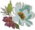 Bild von Sizzix Thinlits Dies By Tim Holtz 5/Pkg-Brushstroke Flowers #3