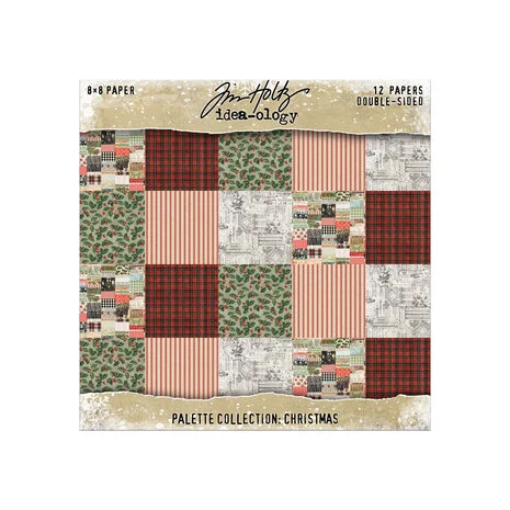 Christmas - Idea-Ology Palette Paper Collection 8x8 by Tim Holtz