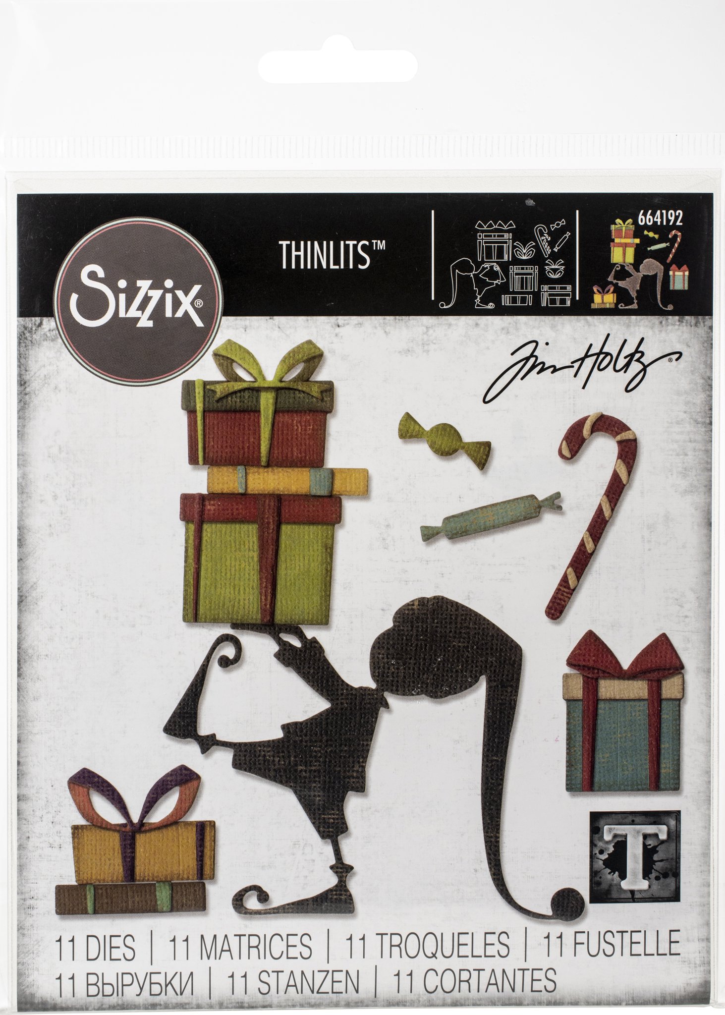 Bild von Sizzix Thinlits Dies By Tim Holtz-Santa's Helper