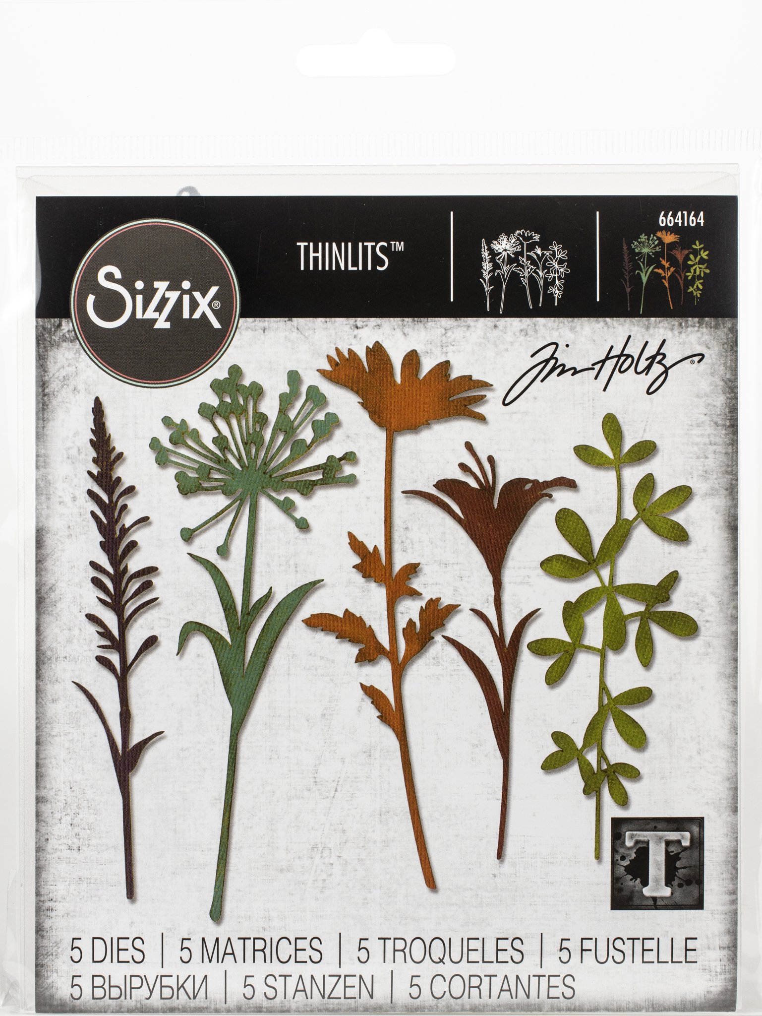 Bild von Sizzix Thinlits Wildflower Stems #2 Dies