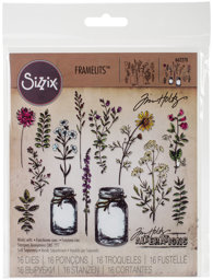 Bild von Sizzix Framelits Dies By Tim Holtz 23/Pkg-Flower Jar
