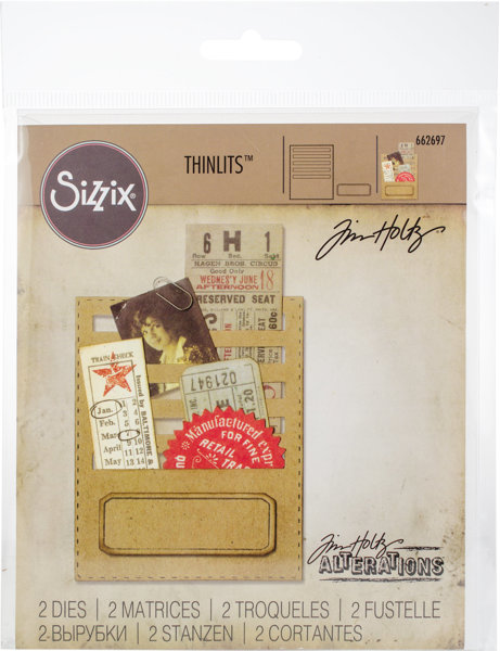 Bild von Sizzix Thinlits Dies By Tim Holtz -Stitched Slots