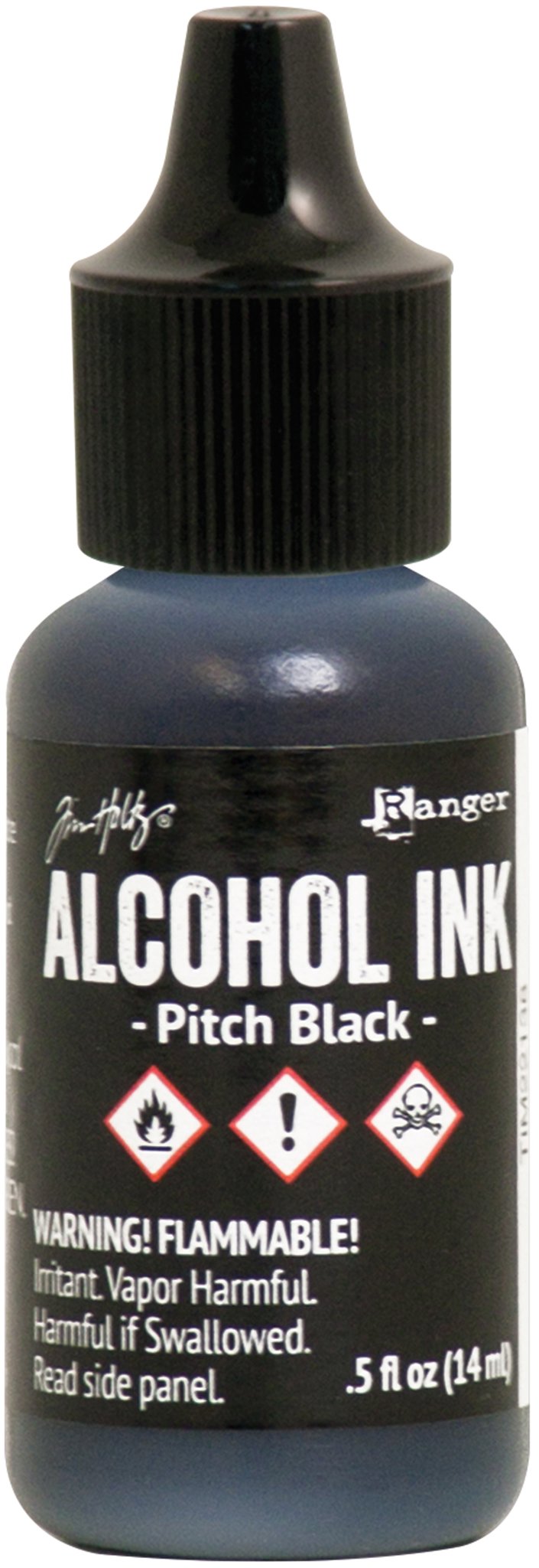 Bild von Tim Holtz Alcohol Ink .5oz-Pitch Black