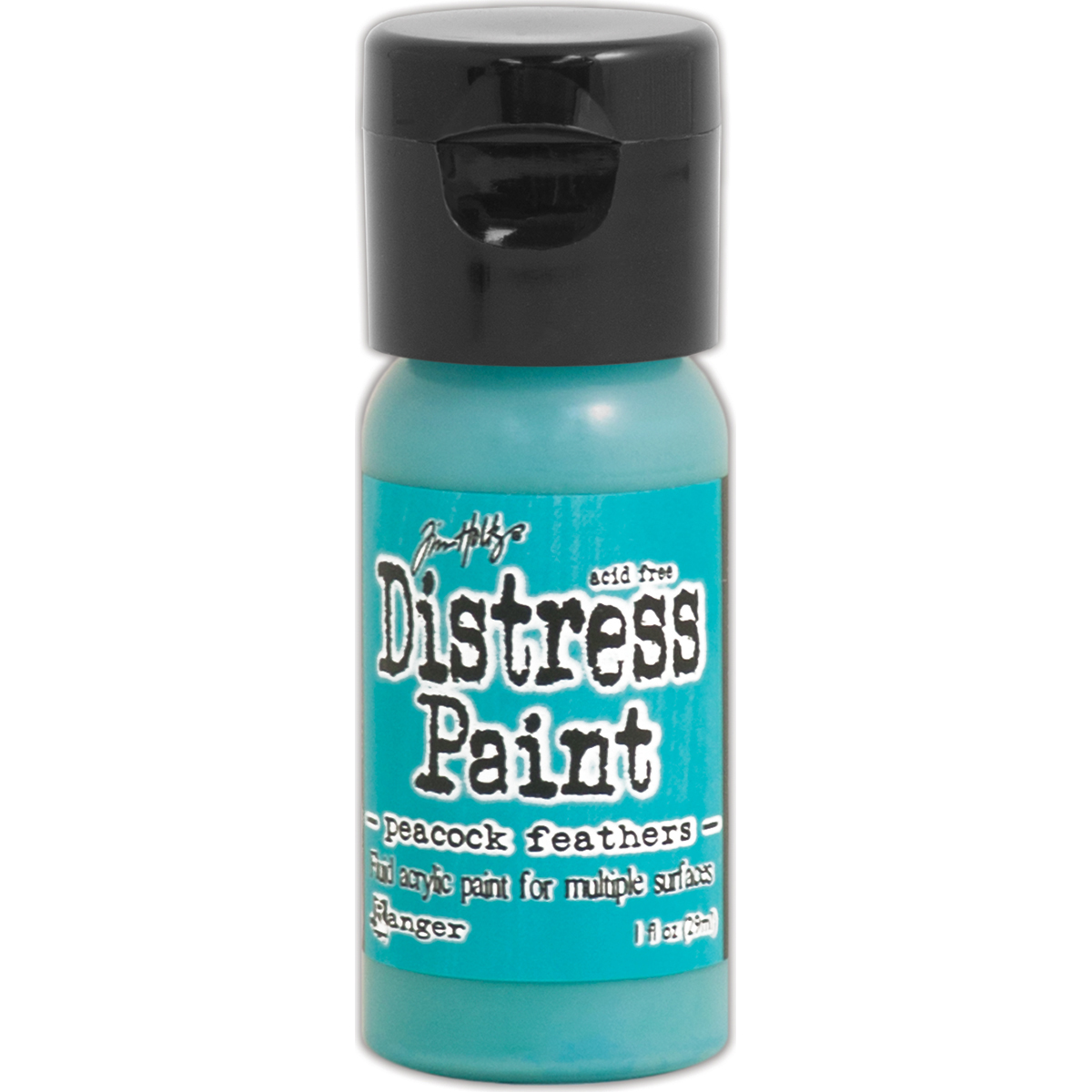 Bild von Tim Holtz Distress Paint Flip Top 1oz-Peacock Feathers