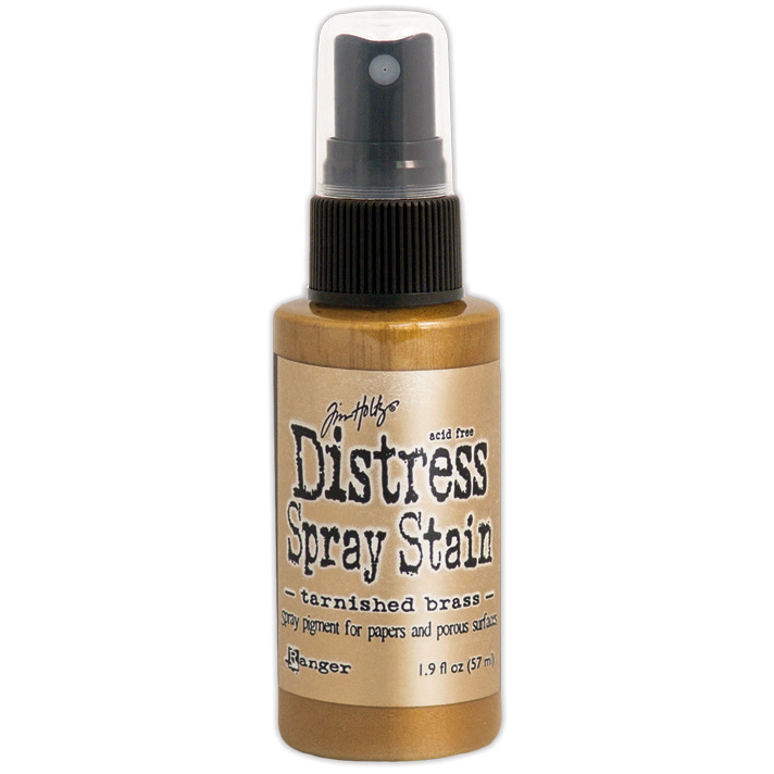 Bild von Tim Holtz Distress Spray Stain 1.9oz-Tarnished Brass