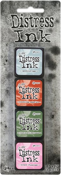 Bild von Tim Holtz Distress Mini Ink Pads 4/Pkg-Kit 16