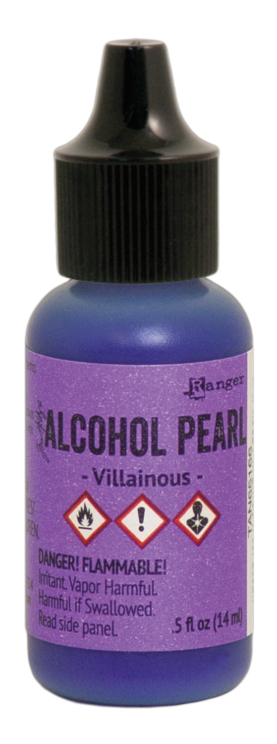 Bild von Tim Holtz Alcohol Pearls 0.5oz-Villainous