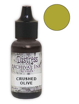 Bild von Tim Holtz Distress Archival Reinker-Crushed Olive