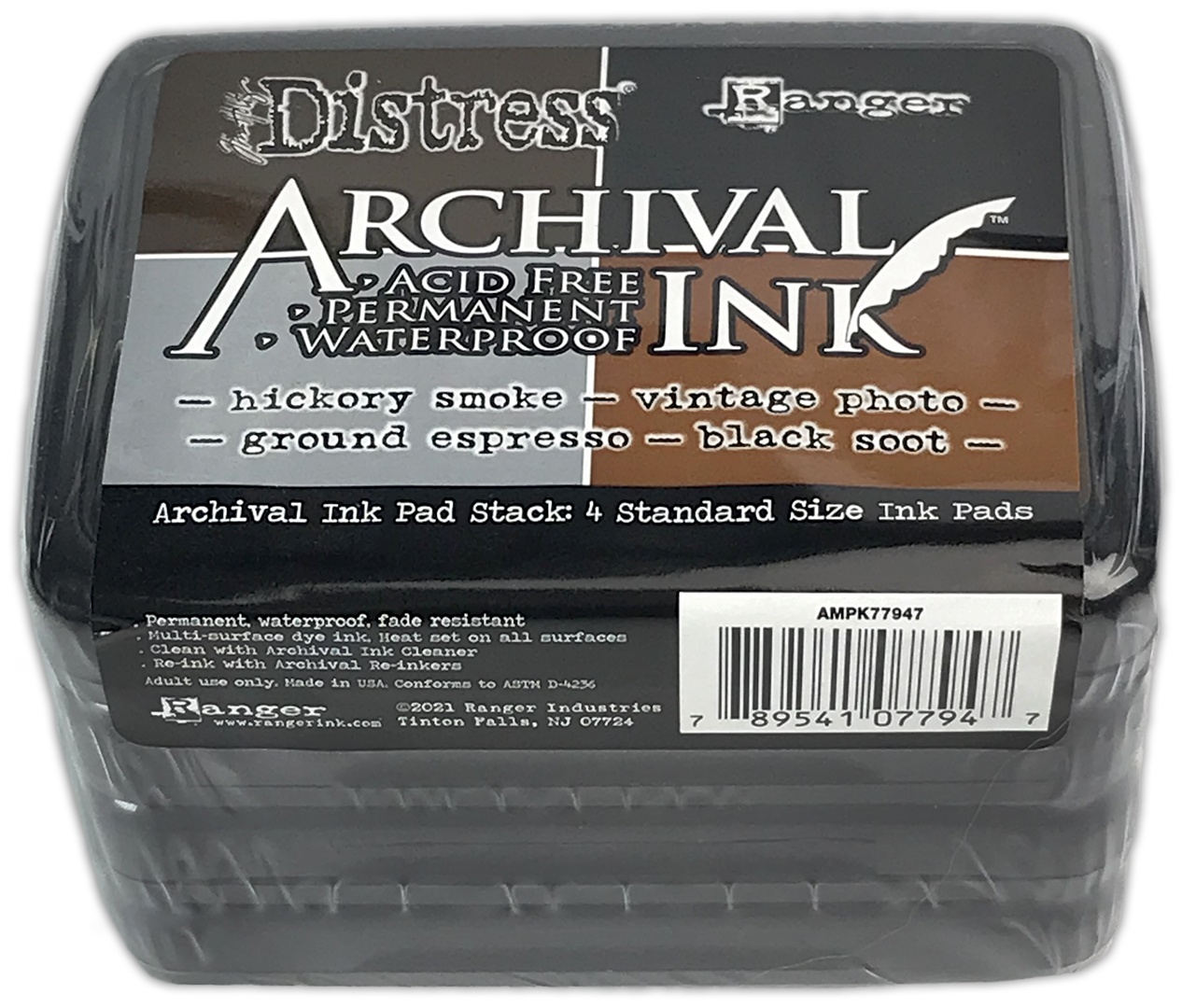 Bild von Tim Holtz Distress Archival Ink Pad Stack-Basics