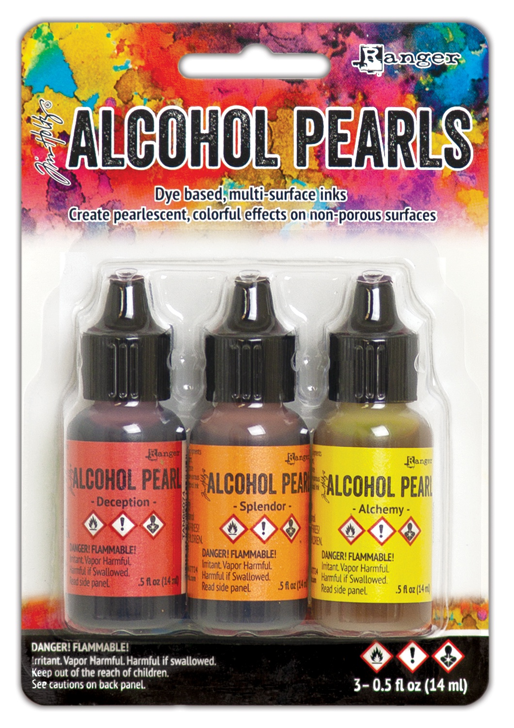 Bild von Tim Holtz Alcohol Ink Pearls Kits 3/Pkg-Kit #1