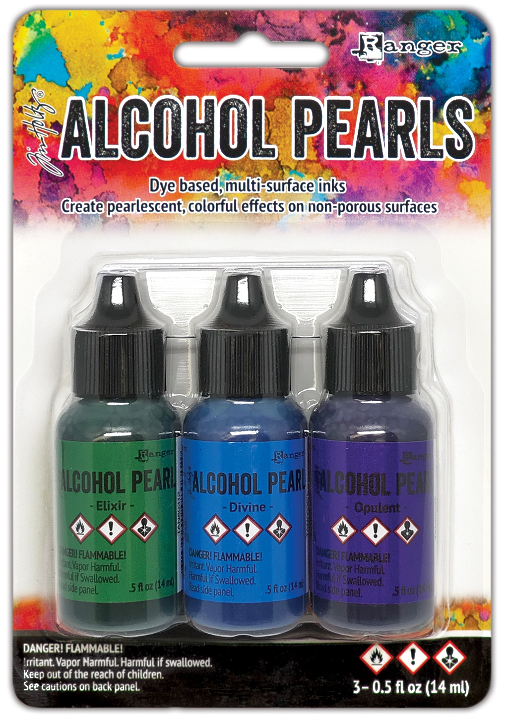 Bild von Tim Holtz Alcohol Ink Pearls Kits 3/Pkg-Kit #6