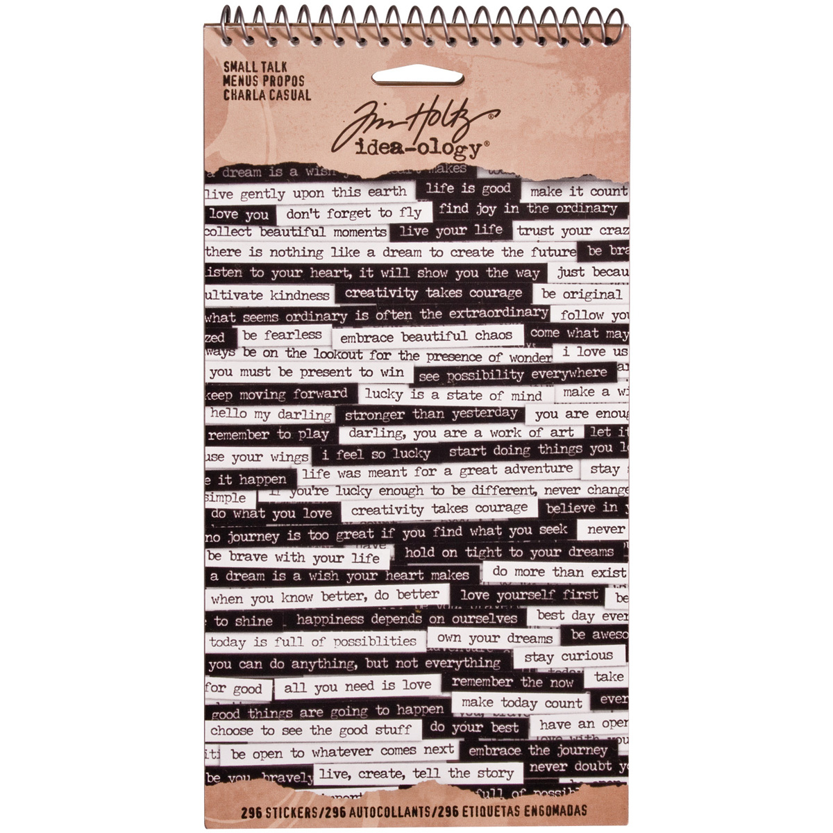 Bild von Idea-Ology Spiral Bound Sticker Book 4.5"X8.5"-Small Talk