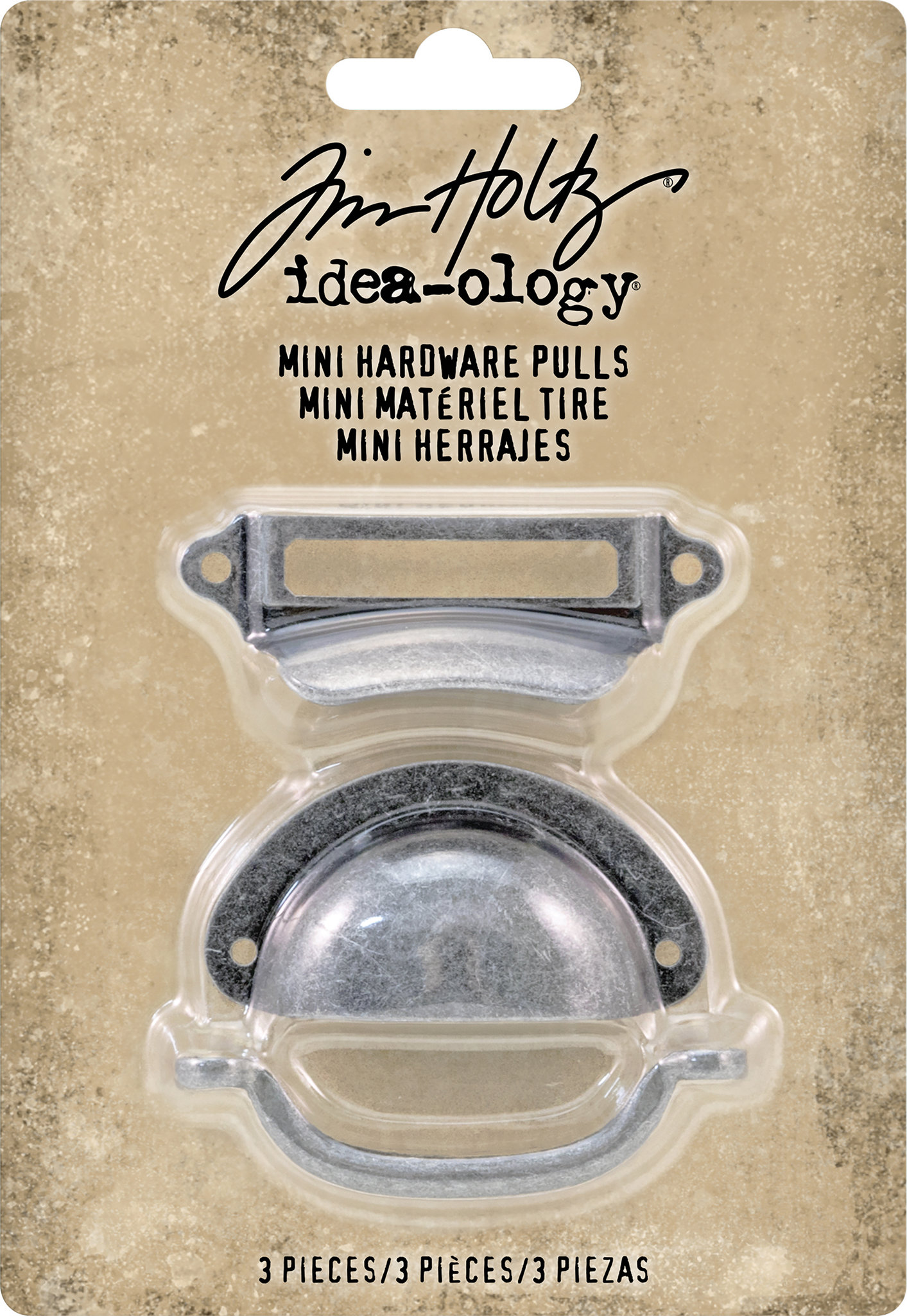 Bild von Idea-Ology Mini Metal Hardware Pulls 3/Pkg-Up To 2.25"