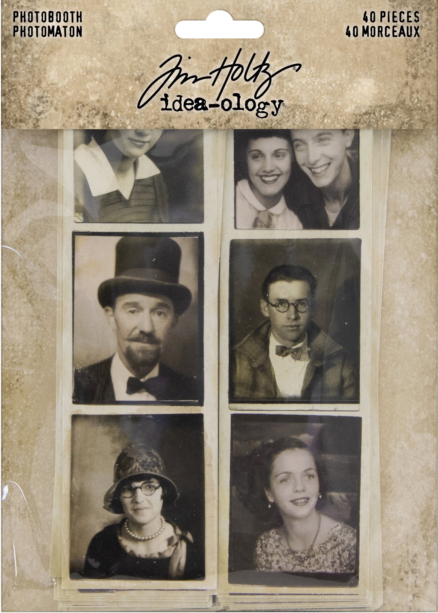 Bild von Idea-Ology Photobooth Vintage Photo Strips 40/Pkg- 