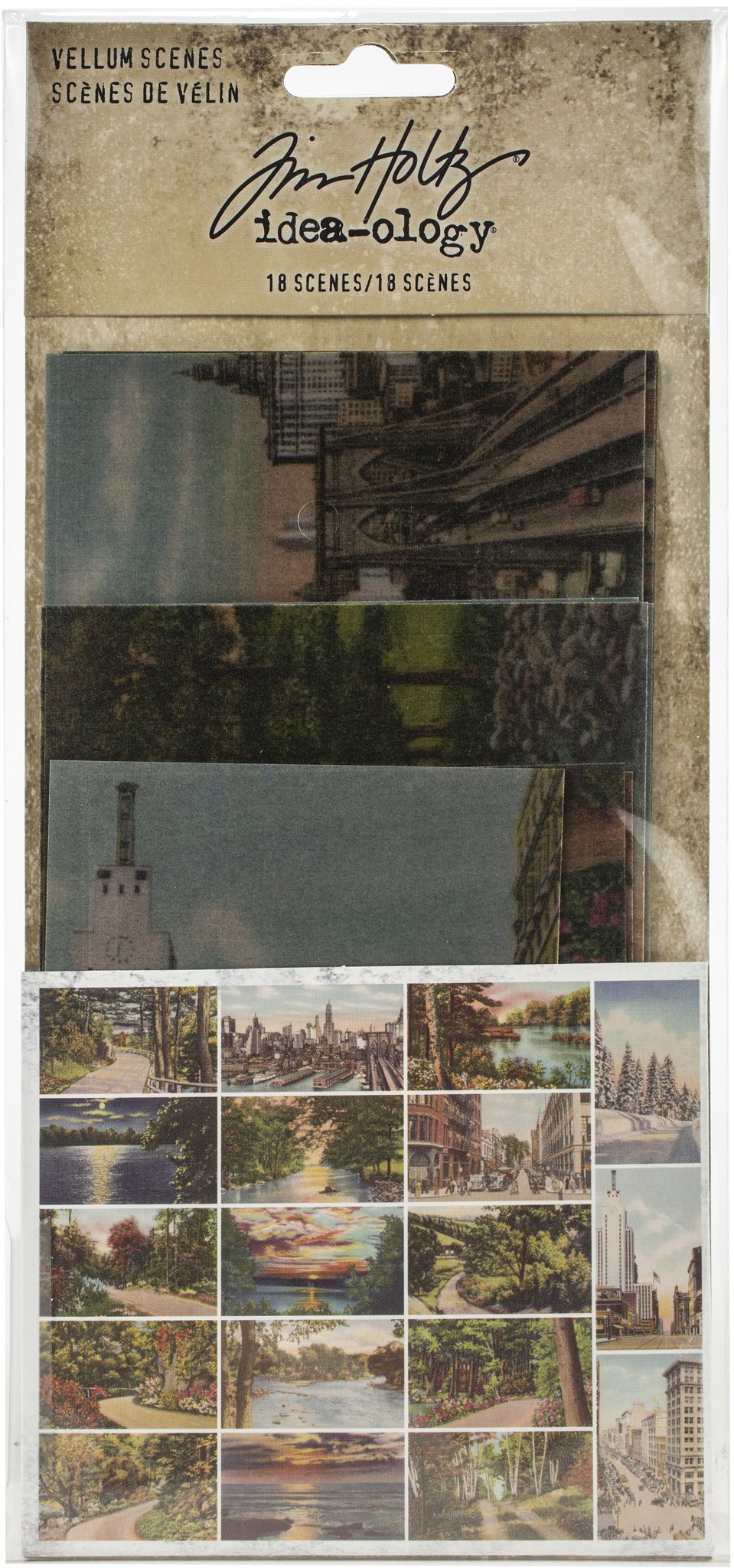 Bild von Idea-Ology Vellum Scenes 18/Pkg- 