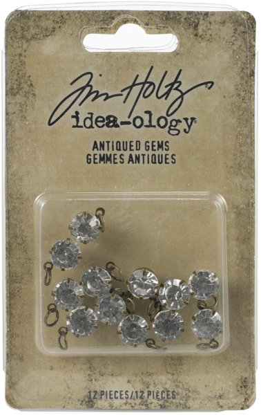 Bild von Idea-Ology Metal Adornments 12/Pkg-Antiqued Gems