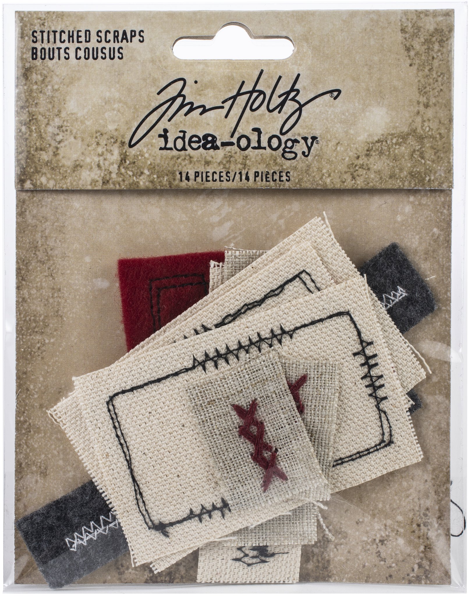 Bild von Idea-Ology Stitched Scraps 14/Pkg- 