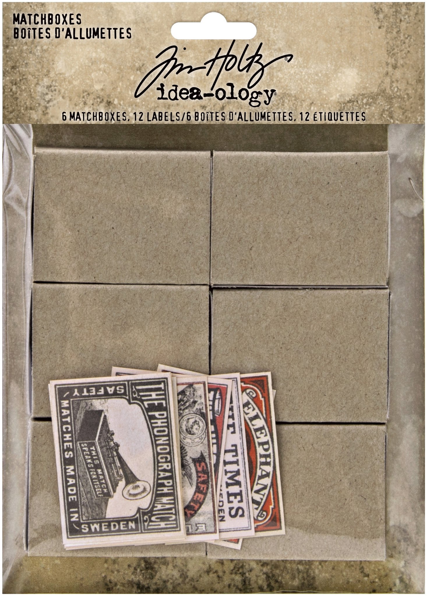 Bild von Idea-Ology Match Boxes & Labels 18/Pkg- 