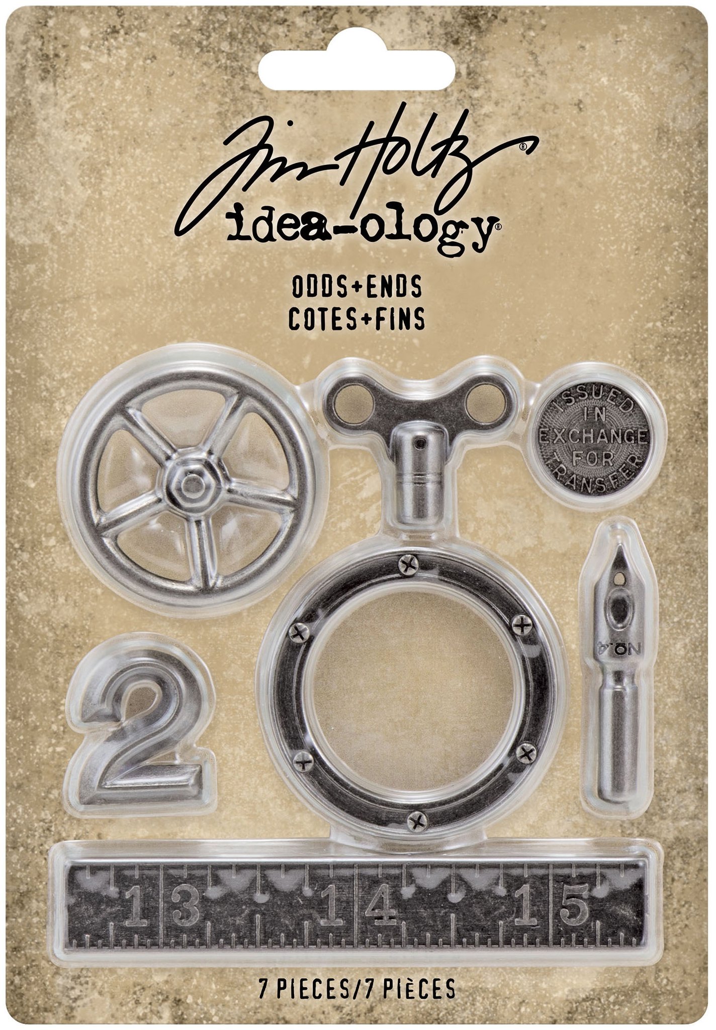 Bild von Idea-Ology Metal Odds & Ends 7/Pkg-Antique Nickel