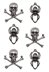 Bild von Idea-Ology Metal Adornments 6/Pkg-Skulls & Spiders