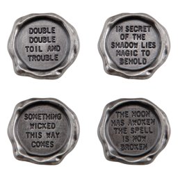 Bild von Idea-Ology Metal Quote Seals 4/Pkg-Halloween