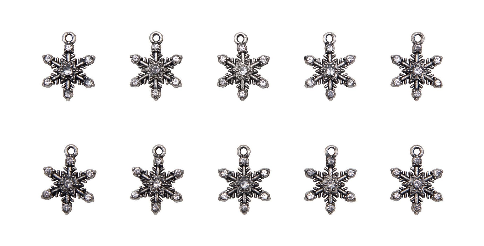 Bild von Idea-Ology Metal Adornments 10/Pkg-Snowflakes