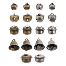 Bild von Idea-Ology Tiny Metal Bells 18/Pkg-Nickel & Copper