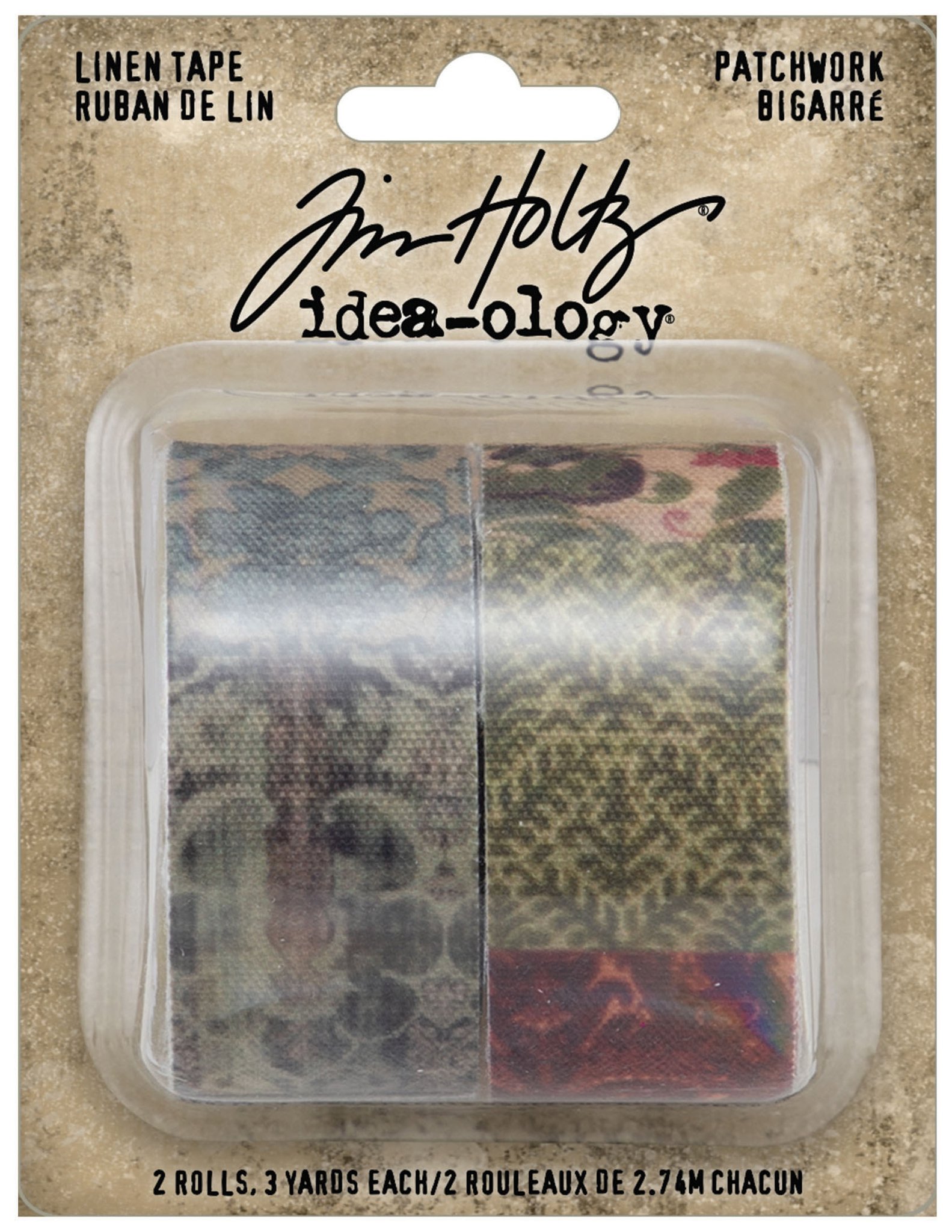 Bild von Idea-Ology Linen Tape 1"X3yd 2/Pkg-Patchwork