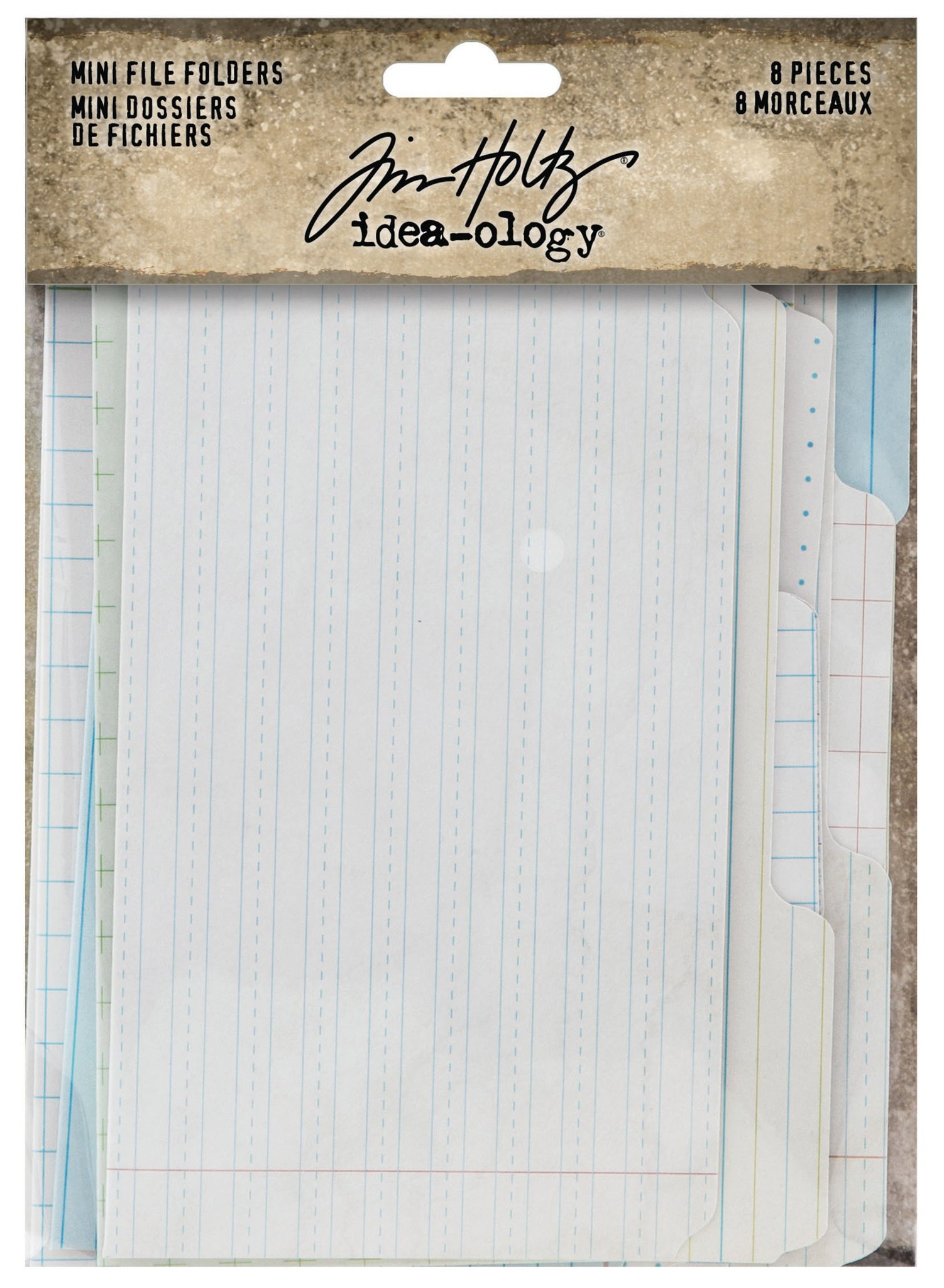 Bild von Idea-Ology Mini File Folders 8/Pkg-