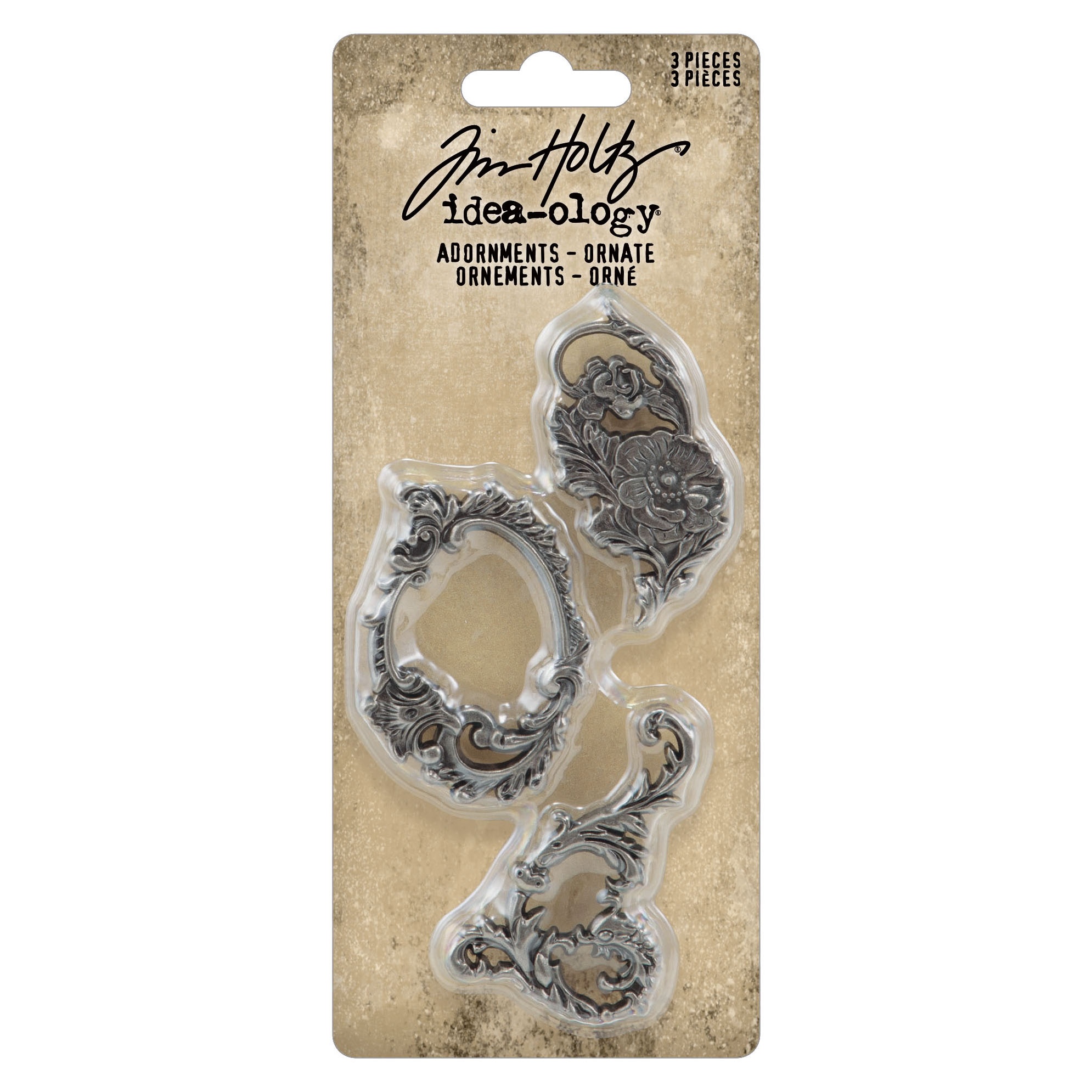 Bild von Idea-Ology Metal Adornments 3/Pkg-Ornate