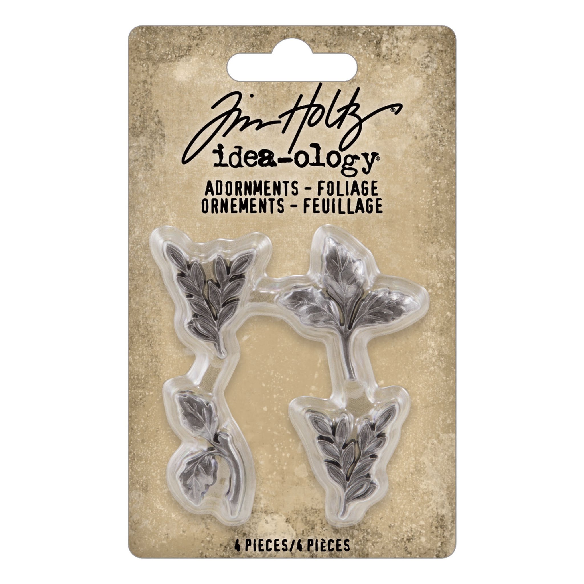 Bild von Idea-Ology Metal Adornments 4/Pkg-Foliage